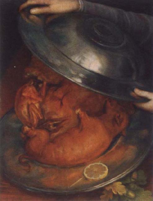 Giuseppe Arcimboldo The cook or the roast disk